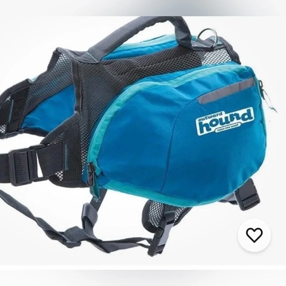 Outward Hound Teal Dog Pack - L, Like New